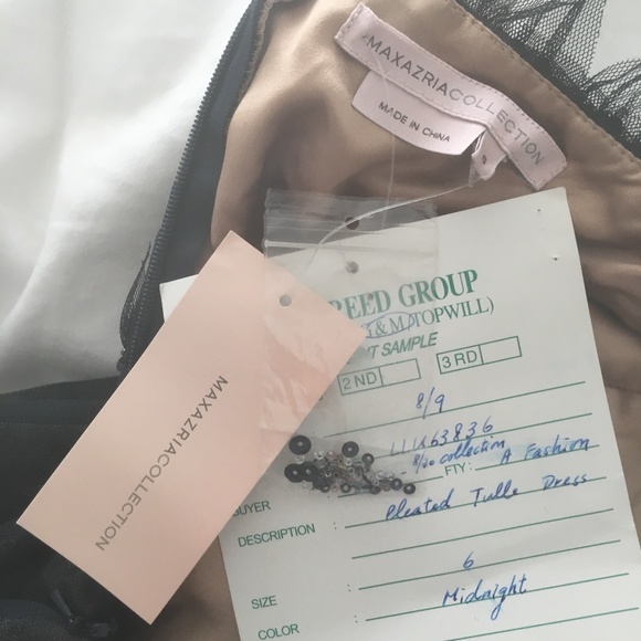 Exclusive MAXAZRIA Runway COLLECTION Beaded Dress - Picture 8 of 9